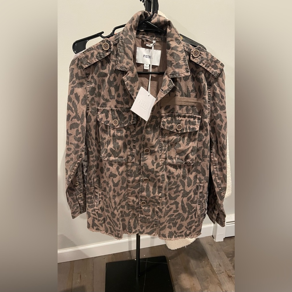 NWT Pistola Leopard jacket